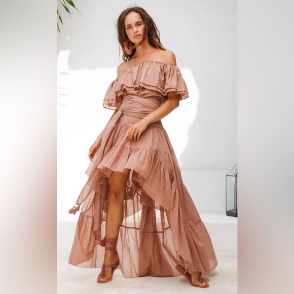 ERIKA PENA RITA HIGH LOW BOHEMIAN SKIRT- size XS/S